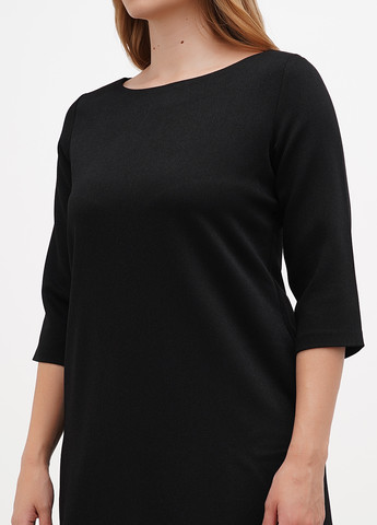 Чорна кежуал сукня а-силует Sassofono однотонна