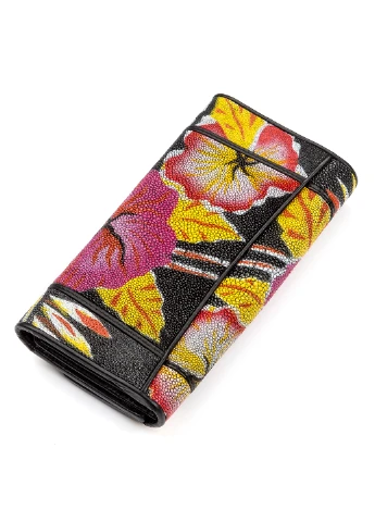 Жіночий шкіряний гаманець 19х10 см Stingray Leather (252130537)