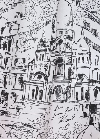 Біла блуза Karl Lagerfeld