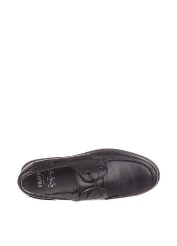 Черные кэжуал туфли Ikos на шнурках