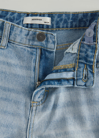 Голубые демисезонные бойфренды, зауженные джинсы Reserved