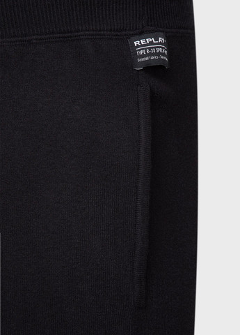 Черные спортивные зимние джоггеры брюки Replay