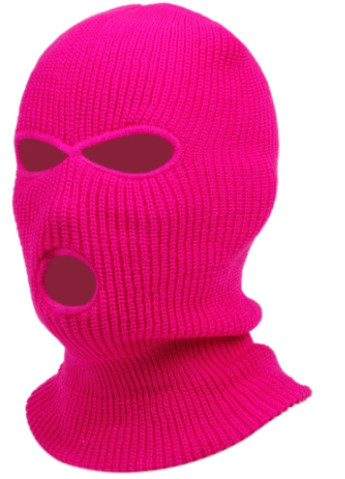 NoName маска бандитка 3 унисекс розовый однодырочная однотонный розовый кэжуал хлопок производство - Тайвань