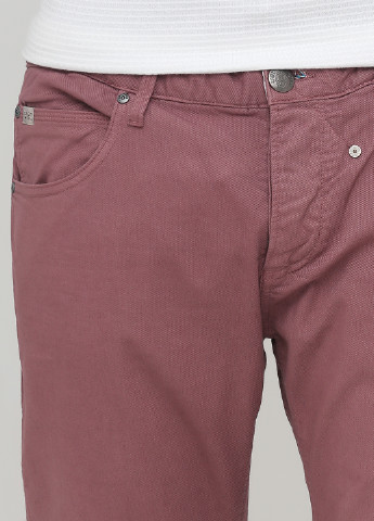 Сиреневые джинсовые демисезонные прямые брюки Cast Iron