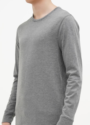 Серый демисезонный кэжуал лонгслив Express меланж