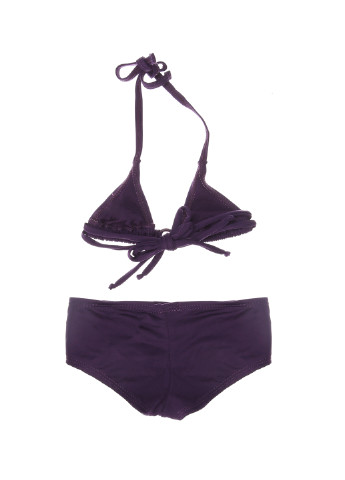 Фиолетовый летний купальник (лиф, трусы) бикини Little cerise