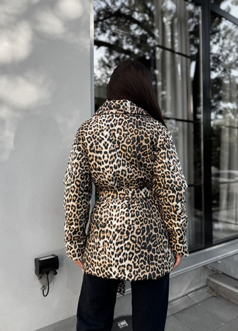 Коричнева демісезонна куртка No Brand