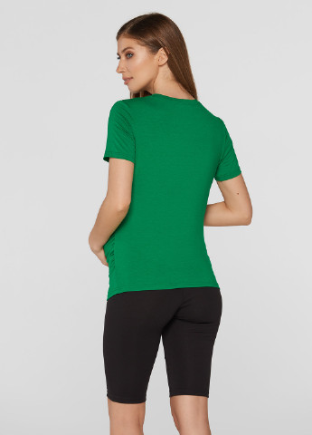 Зеленая летняя футболка для беременных Lullababe