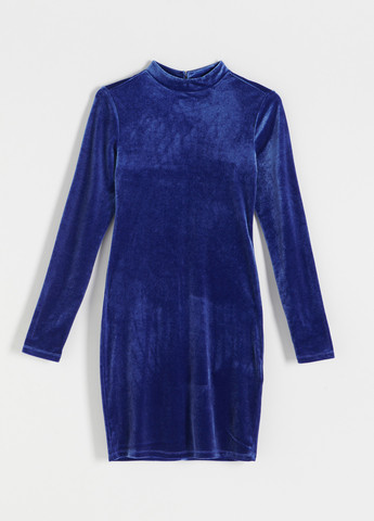 Синя вечірня сукня з відкритою спиною Reserved однотонна