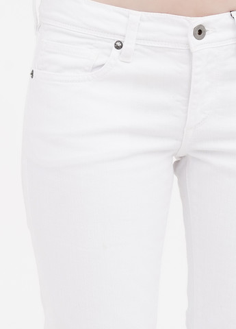 Белые кэжуал демисезонные укороченные, зауженные брюки Ralph Lauren