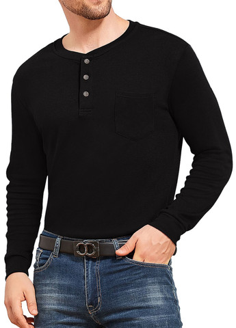 Лонгслів SHEIN однотонний чорний кежуали поліестер