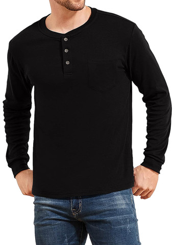 Лонгслів SHEIN однотонний чорний кежуали поліестер