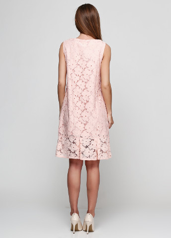 Светло-розовое кэжуал платье Zephyros однотонное