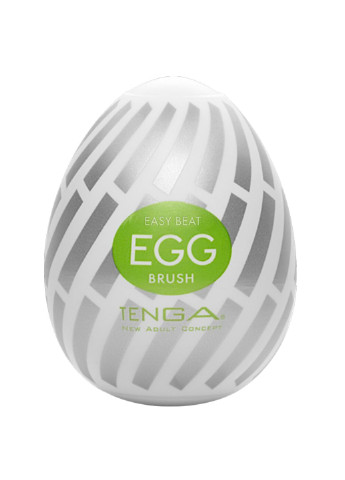 Мастурбатор-яйцо Egg Brush с рельефом в виде крупной щетины Tenga (254738024)