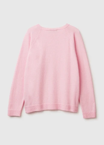 Светло-розовый демисезонный джемпер джемпер United Colors of Benetton