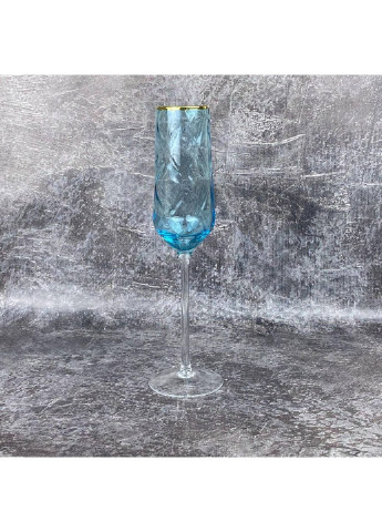 Бокал для шампанского Голубая волна ML-01 275 мл Olens (253626575)