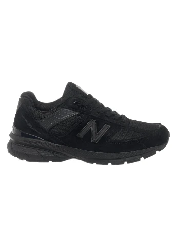Чорні кросівки m990bb5 демісезон New Balance 990 V5 FULL BLACK