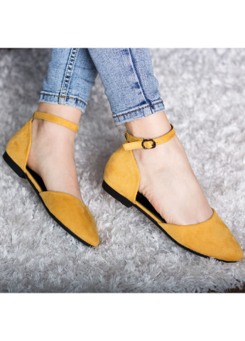 Туфли женские Euki 2782 41 26 см Желтый Fashion