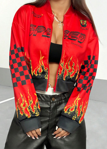 Бомбер SHEIN на блискавці (341744176)