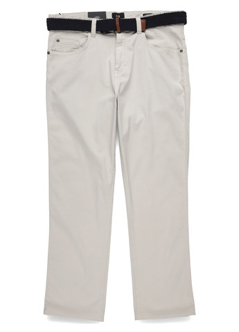 Светло-серые кэжуал демисезонные зауженные брюки C&A