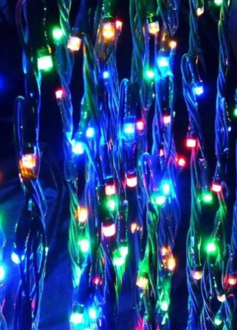 Новорічна святкова світлодіодна гірлянда водоспад дощ штора 480 Led 3х3 м (473554-Prob) Різнокольорова Unbranded (255243143)