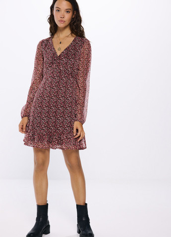 Рожева кежуал сукня Springfield з квітковим принтом