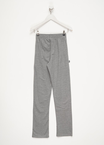 Светло-серые спортивные, кэжуал демисезонные прямые брюки No Brand