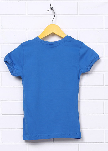 Светло-синяя летняя футболка с коротким рукавом Stoper