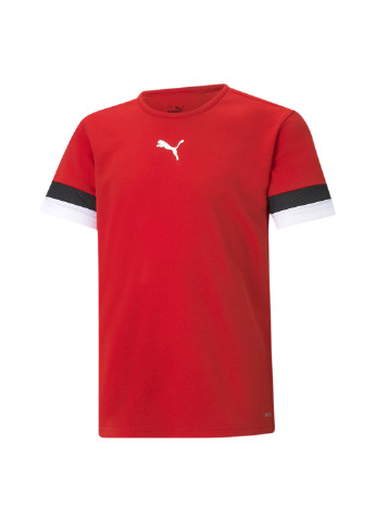 Червона демісезонна дитяча футболка teamrise youth football jersey Puma