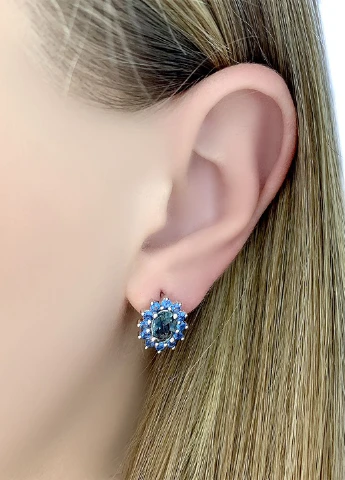 Сережки Silver Flame (233883930)
