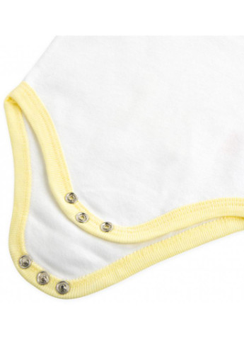 Білий демісезонний костюм десткий чоловічок, штанці, кофточка і шапочка (f7756.y.3-6) Luvena Fortuna