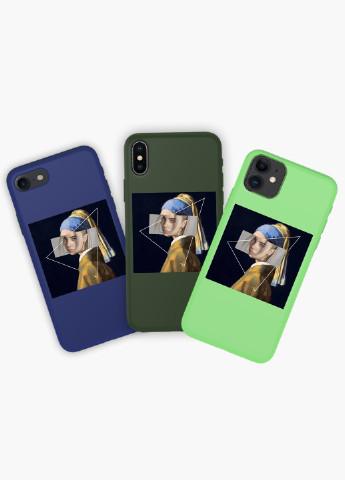 Чохол силіконовий Apple Iphone X Біллі Айлиш Ренесанс (Billie Eilish Renaissance) Білий (6129-1206) MobiPrint (219347620)