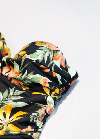 Черный летний купальник H&M