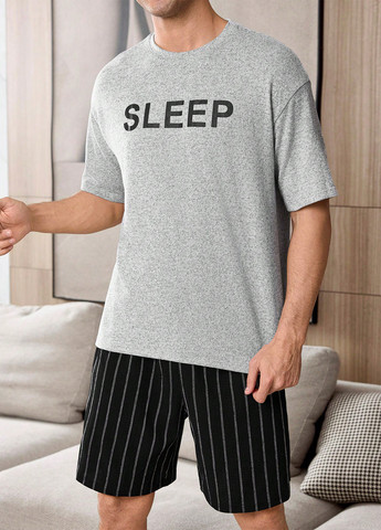 Пижама (футболка, шорты) SHEIN (342382342)
