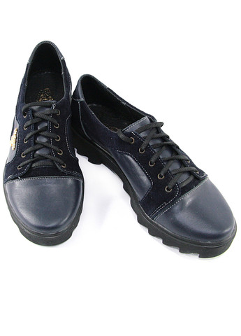 Mila Туфли темно-синий з натуральная замша, натуральная кожа, — демисезон (360976380)