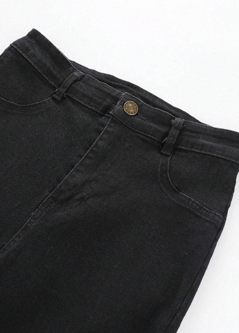 Темно-серые демисезонные скинни джинсы SHEIN