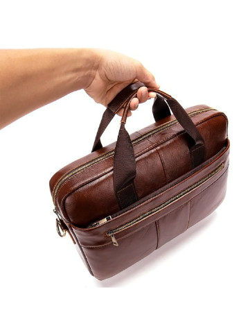 Чоловіча шкіряна сумка 28х40х7 см Vintage (229461145)