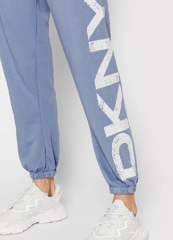 Голубые спортивные демисезонные джоггеры брюки DKNY