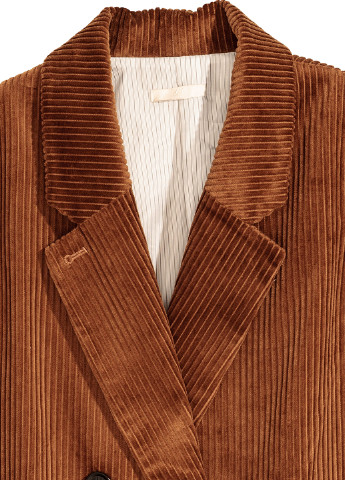 Песочный женский жакет H&M однотонный - демисезонный