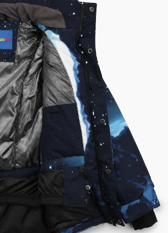 Блакитна зимня термокуртка No Brand