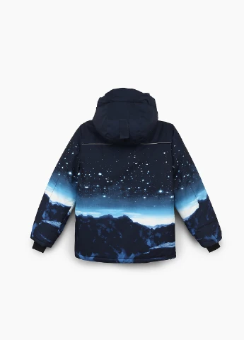 Блакитна зимня термокуртка No Brand