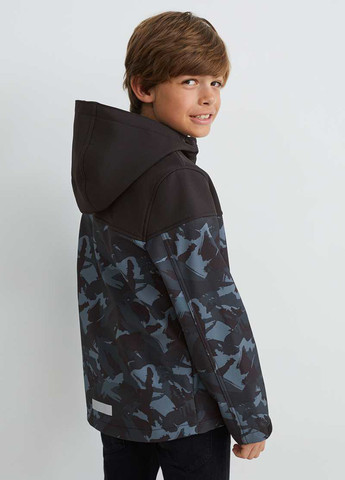 Черная демисезонная куртка C&A