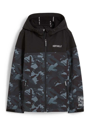 Черная демисезонная куртка C&A