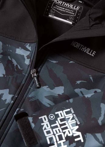 Черная демисезонная куртка C&A