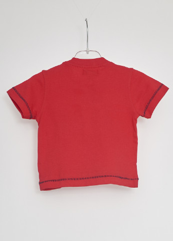 Красная летняя футболка с коротким рукавом Marasil