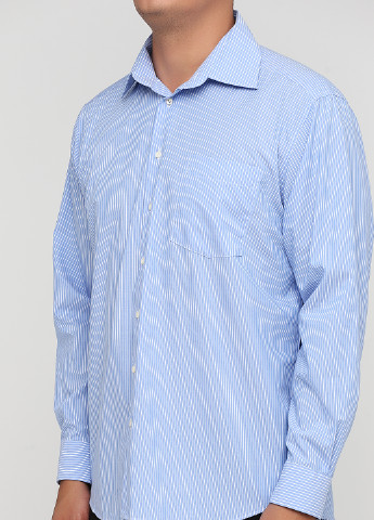 Голубой кэжуал рубашка в полоску C&A