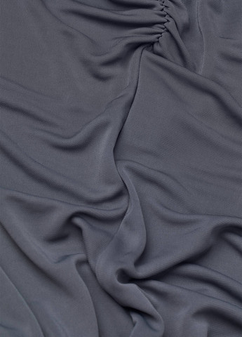 Серое кэжуал платье а-силуэт H&M однотонное