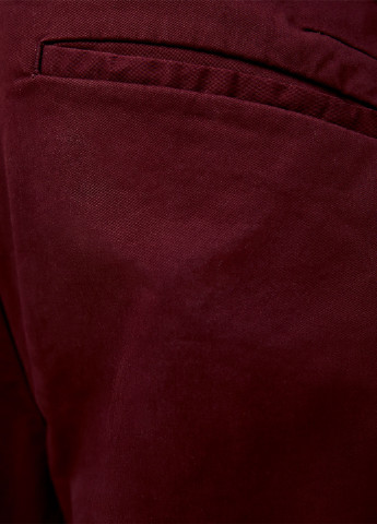 Сливовые кэжуал демисезонные чиносы, укороченные брюки Pull & Bear