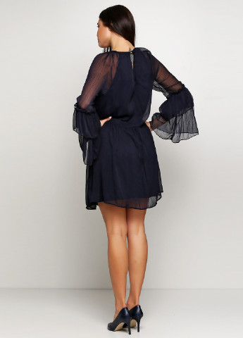 Темно-синя кежуал платье H&M однотонна