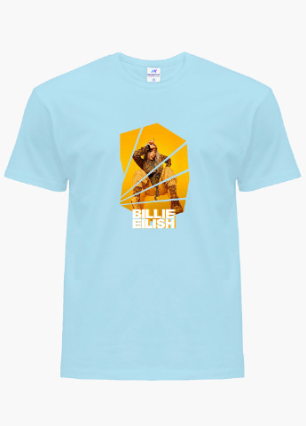 Голубая демисезонная футболка детская билли айлиш (billie eilish)(9224-1216) MobiPrint